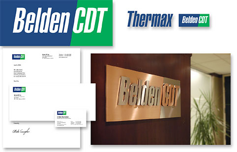 Belden CDT Stationery and Logo