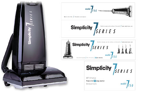 Simplicity 7 Series Logo and Packaging