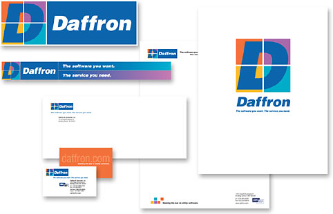 Daffron and Assoc., Inc. Logo and Stationery