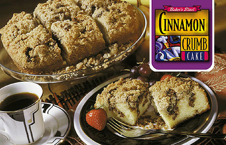 Bunge Foods Cinnamon Crumb Cake