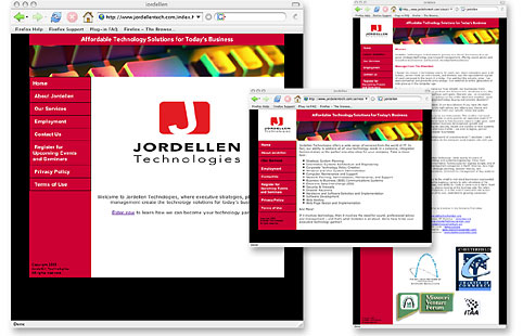 Jordellen Technologies Web Site